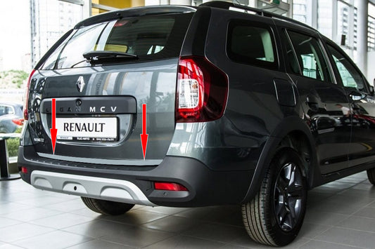Trunk trim stainless steel for Renault Logan MCV 2013-2022 - image 1