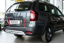 The edge of the trunk (stainless) for Renault Logan MCV 2013-2022 - image 1