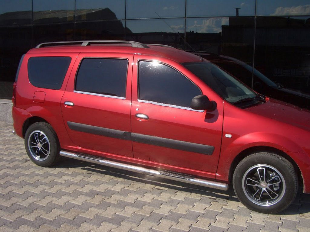The side tube (2 PCs., stainless.) for Dacia Logan MCV 2004-2014 - image 1