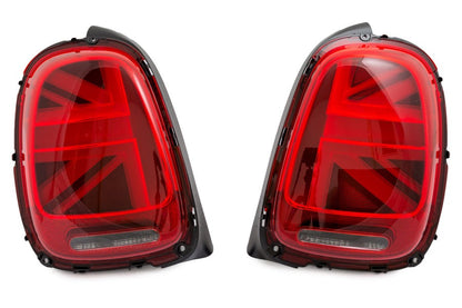 Rear LED Tail Lights Union Jack Red Style (2 pcs) for Mini Cooper F55/56/57 2014-2023 - image 2
