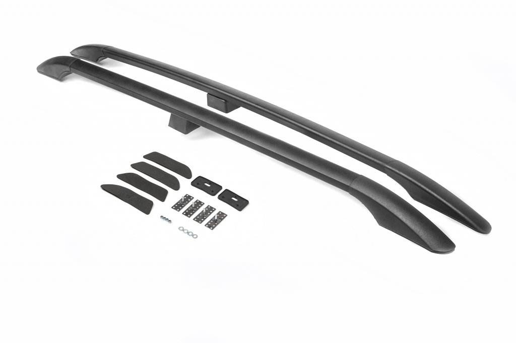 Roof rails Black Turkish design (2 pieces) for Mitsubishi Pajero Wagon III - Reelken Auto