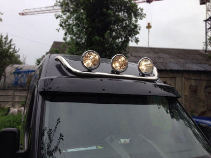 Upper bull bar (stainless steel) for Volkswagen LT 1995-2006 - image 1