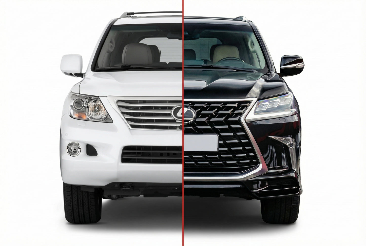 Facelift conversion kit from 2008-2016 model to TRD Sport (2021+) for Lexus LX570/450d 2008-2022 - image 1