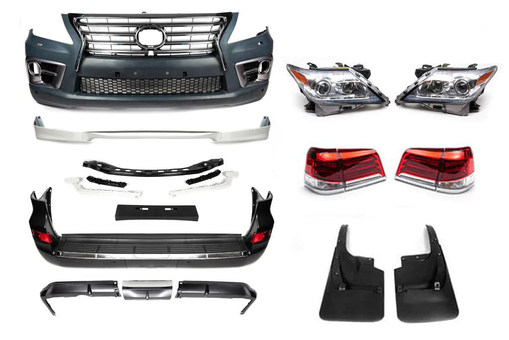 Facelift Body Kit Car 2008-2012 to 2012-2016 F-Sport for Lexus LX570/450d 2008-2022 - image 2