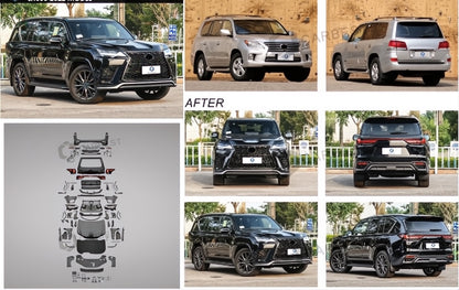 Facelift Body Kit to LX600 for Lexus LX570/450d 2008-2022 - image 6