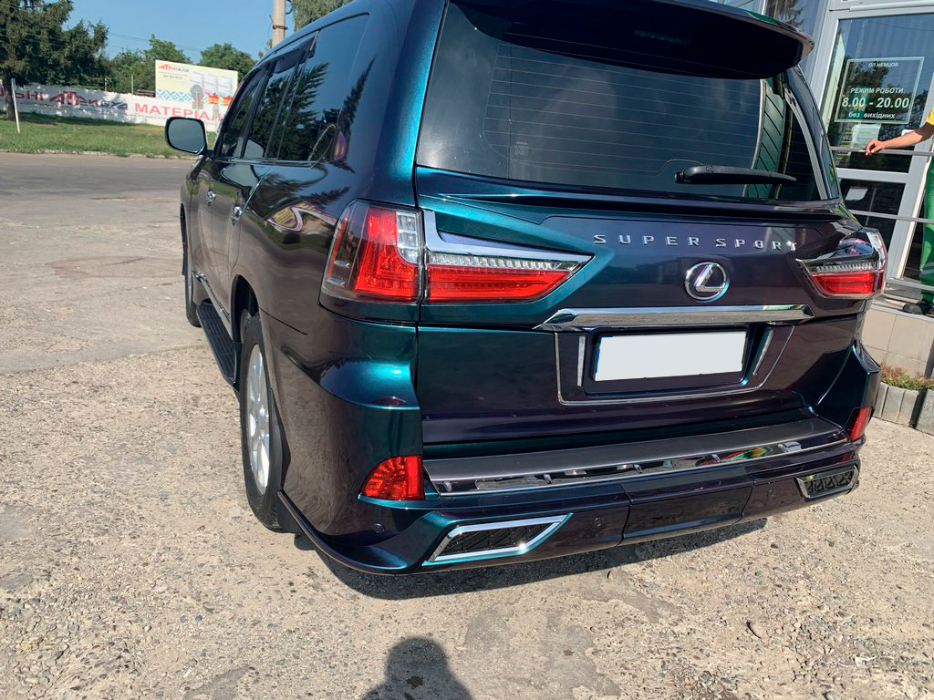 TRD rear diffuser (2016-2022) for Lexus LX570/450d - image 1