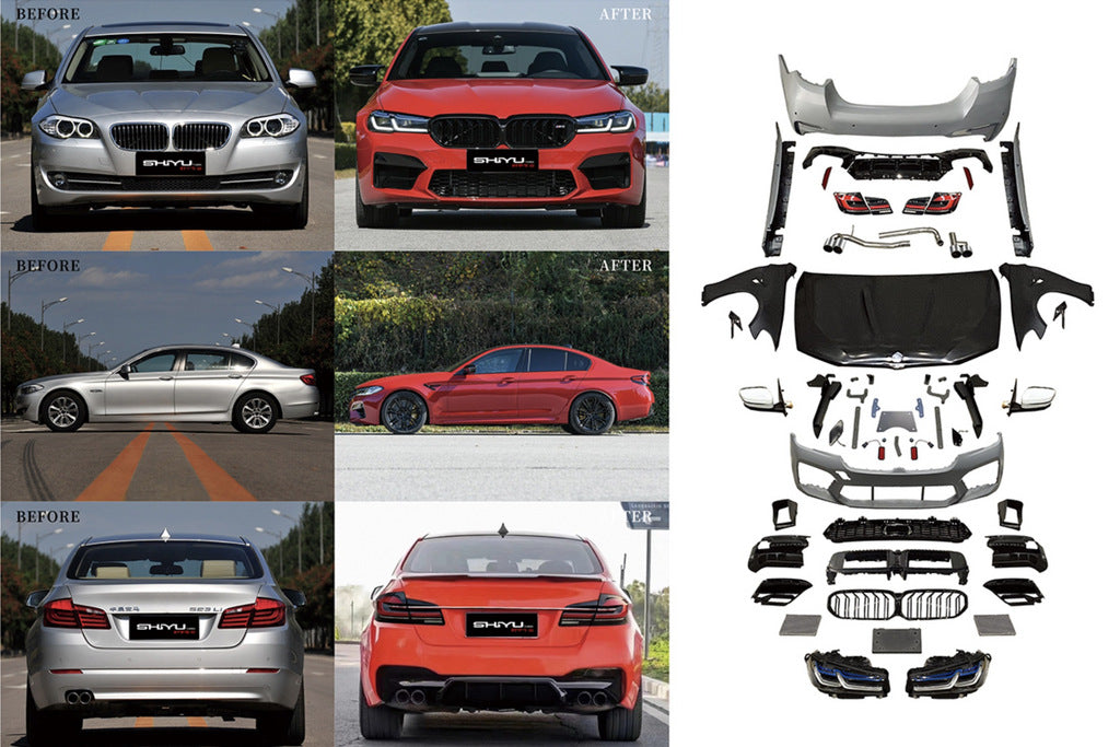 Facelift Kit to G30 M-Sport 2021 for BMW 5 Series F-10/11/07 2010-2016 - image 1