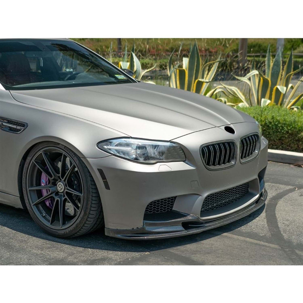Front Lip DPT V2 (For M5, Gloss Black) for BMW 5 Series F-10/11/07 2010-2016 - image 1