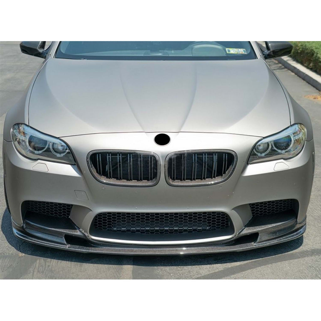 Front Lip DPT V2 (For M5, Gloss Black) for BMW 5 Series F-10/11/07 2010-2016 - image 2