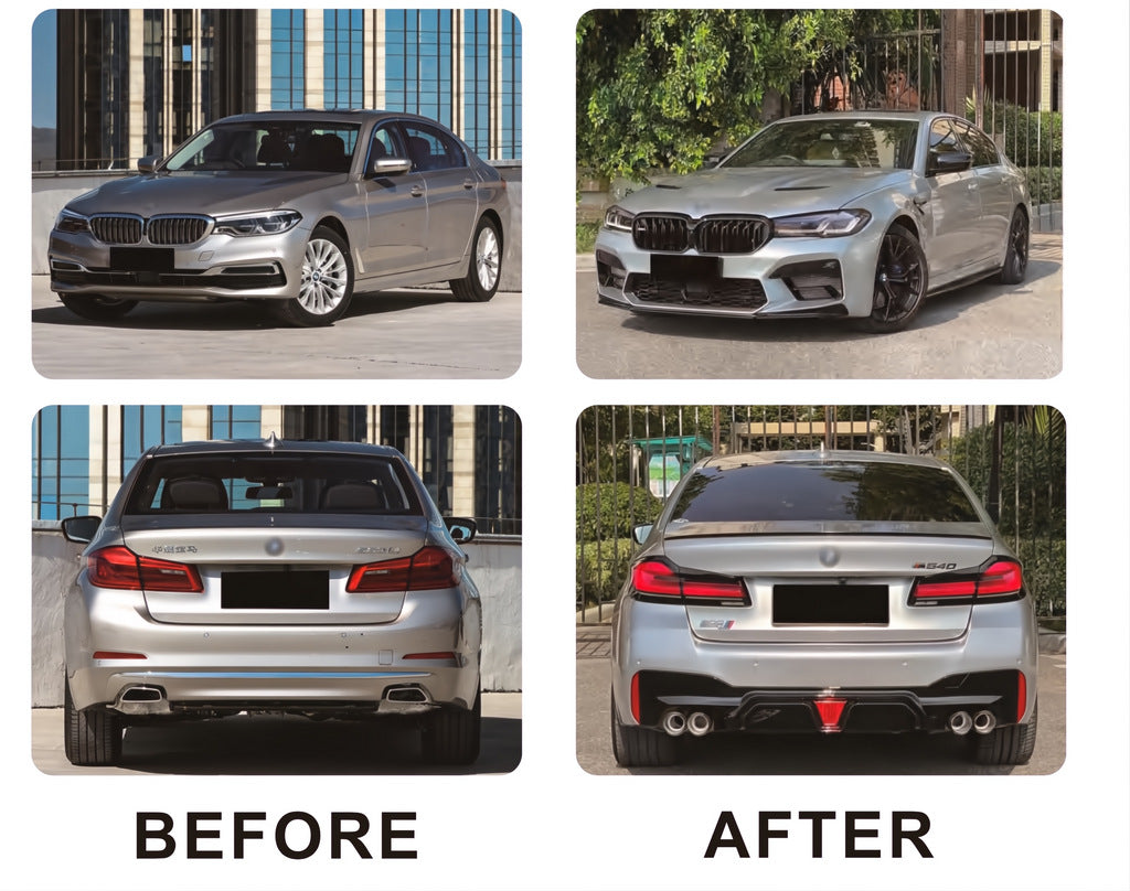 Facelift kit with hood and fenders (to M5 Competition 2021) for BMW 5 Series G30/G31 2017-2023 - image 2