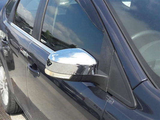 Mirror covers (for EU, 2 pcs, plastic) for Ford Focus III 2011-2017 - image 1