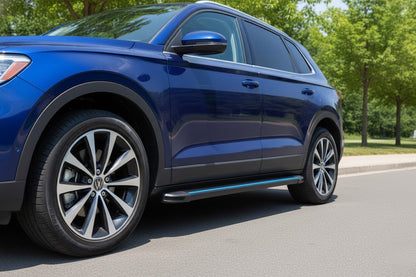 Side Steps Maya Blue (2 pcs, Aluminum) for Acura MDX 2013-2020 - image 1