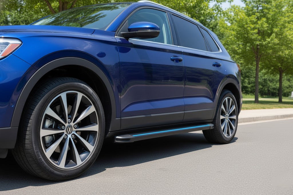 Side Steps Maya Blue (2 pcs, Aluminum) for Acura MDX 2013-2020 - image 1