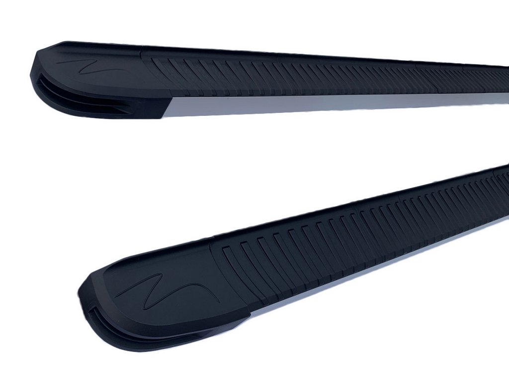 Side Steps Maya V1 (2 pcs, Aluminum) for Hyundai H300, H1, Starex 2008-2020 - image 1