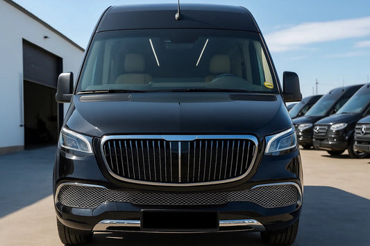 Front bumper with grille (Maybach) for Mercedes Sprinter W907/W910 2018- - image 2