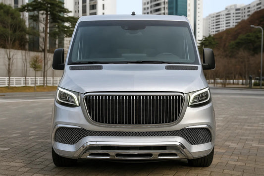 Front bumper with grille (Maybach) for Mercedes Sprinter W907/W910 2018- - image 1