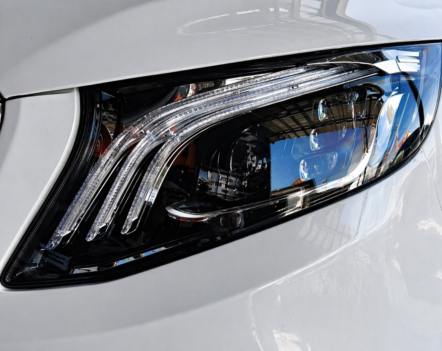 Maybach-style LED Headlights (for Vito, Set of 2) for Mercedes Vito/V-class W447 2014- - image 2