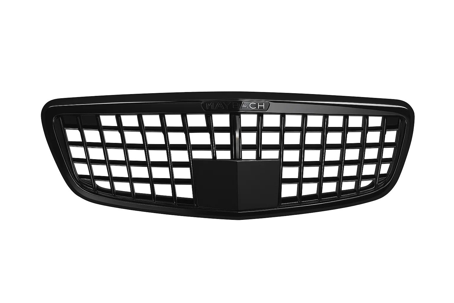 Maybach Black Front Grille for Mercedes S-сlass W221 2005-2013 - image 2