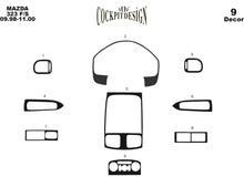 Dashboard Trim Covers (1998-2000) for Mazda 323 1977-2003 - image 1