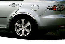 Fender flares (4 pcs, stainless steel) for Mazda 6 2003-2008 - image 1
