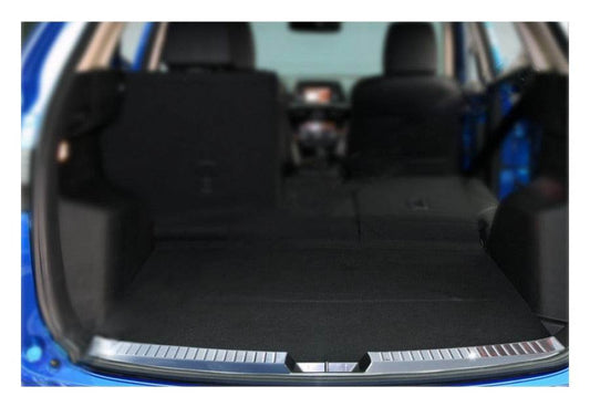 Strap on the back threshold (stainless steel). for Mazda CX-5 2012-2017 - Reelken Auto