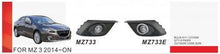 Fog lights (2 pcs., halogen) for Mazda 3 2013-2019 - Reelken Auto
