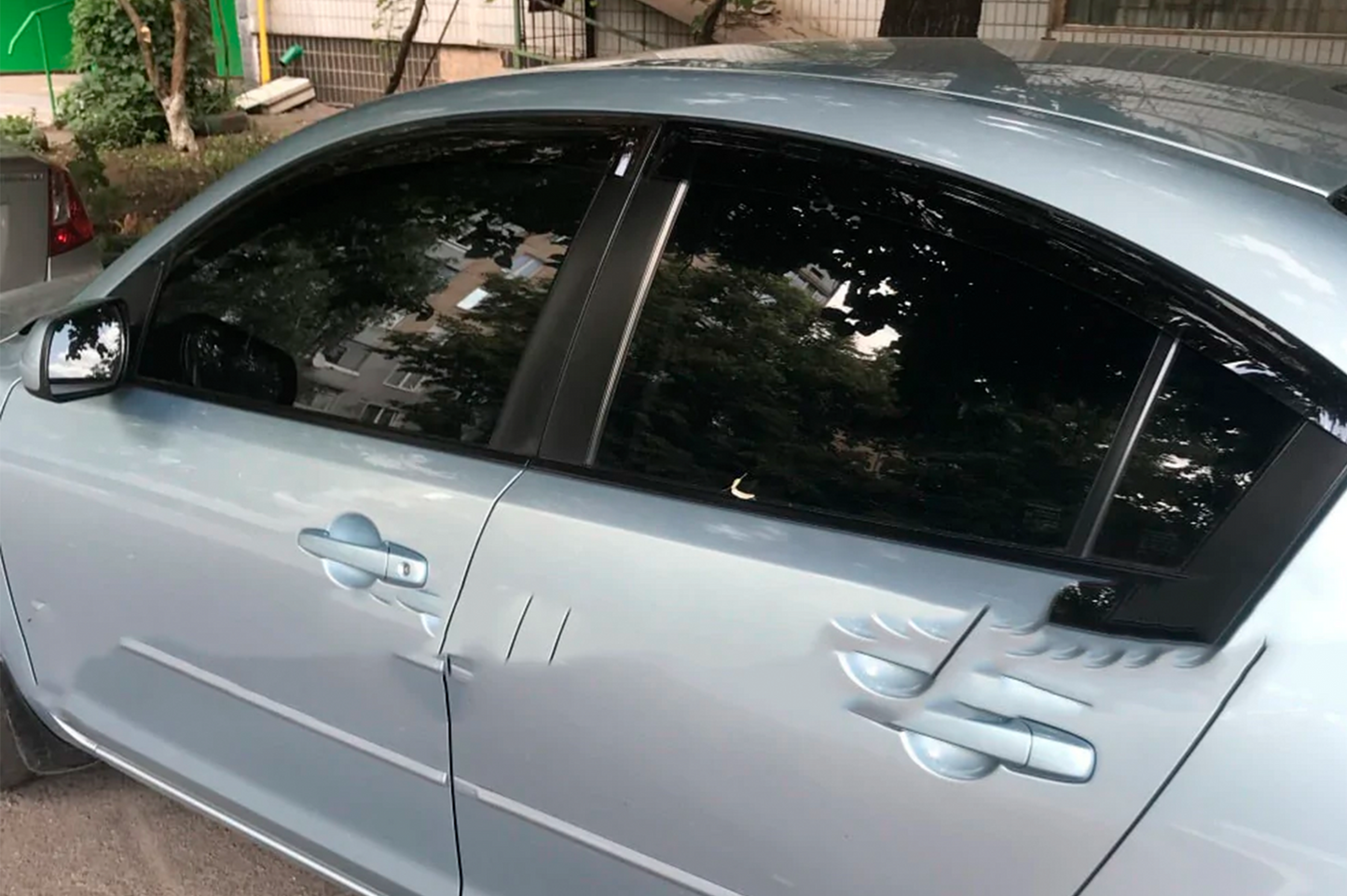Window Deflectors SD (4 pcs, HIC) for Mazda 3 2003-2009 - image 9