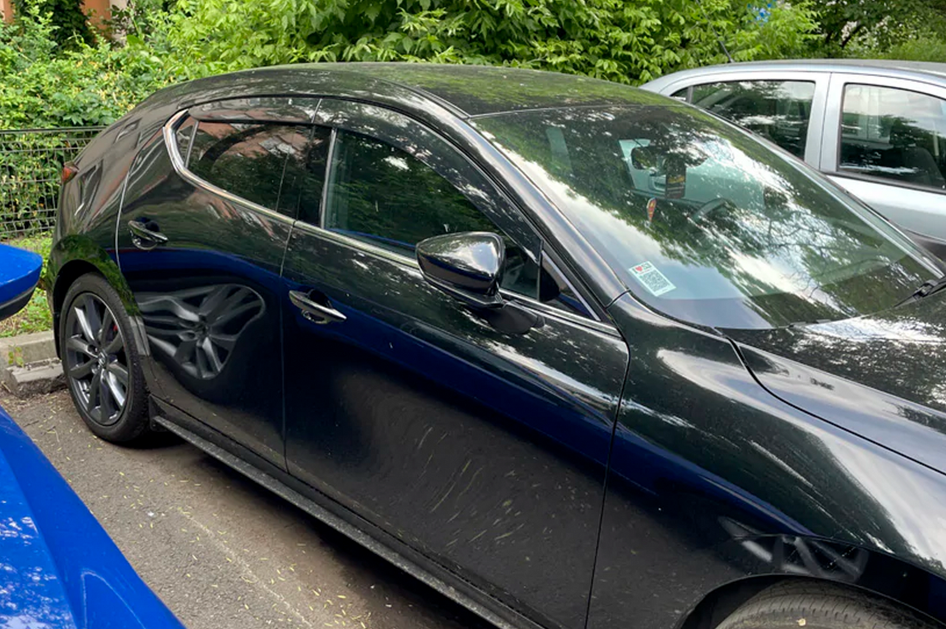 Window Deflectors HB (4 pcs, HIC) for Mazda 3 2019- - image 2