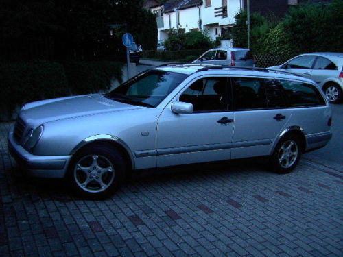 Fender flares (4 pcs, stainless steel) for Mercedes E-сlass W210 1995-2002 - image 4