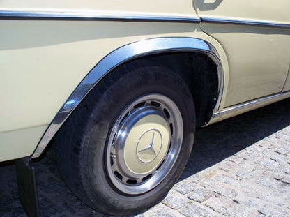 Fender flares (4 pcs, stainless steel) for Mercedes W123 1975-1986 - image 6