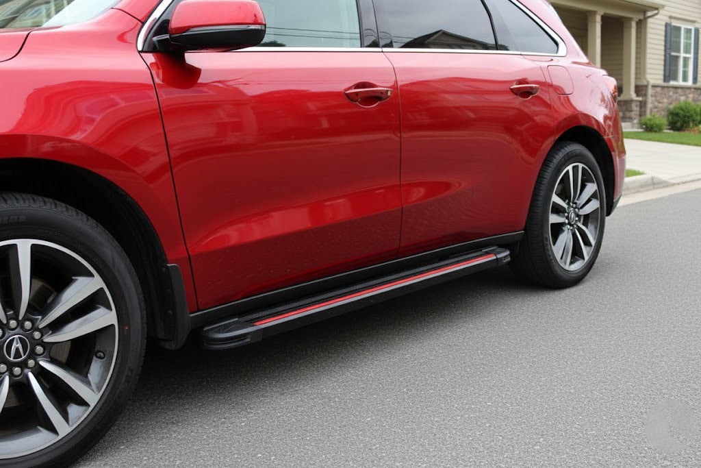 Side Steps Maya Red (2 pcs, Aluminum) for Acura MDX 2013-2020 - image 1