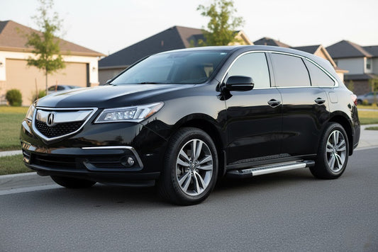 Side Steps Vision New Grey (2 pcs, Aluminum) for Acura MDX 2013-2020 - image 1