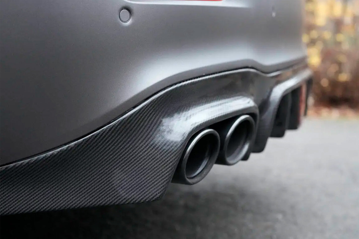 Rear Bumper Diffuser for E63 AMG 2020-2023, Carbon for Mercedes E-сlass W213 2016-2023 - image 2