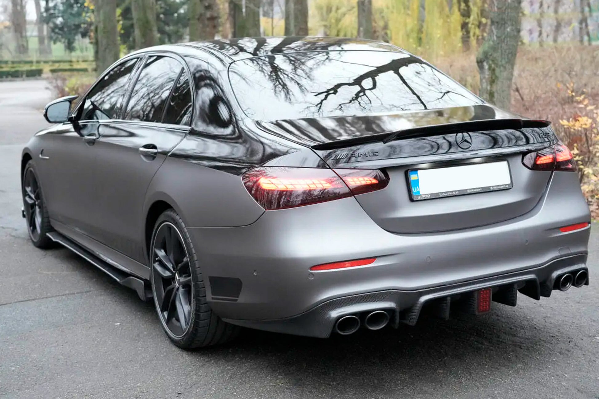 Side Skirts (2016-2019, Carbon) for Mercedes E-сlass W213 2016-2023 - image 3