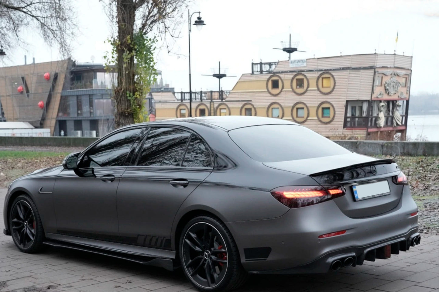 Spoiler (for E63 AMG, Carbon) for Mercedes E-сlass W213 2016-2023 - image 5