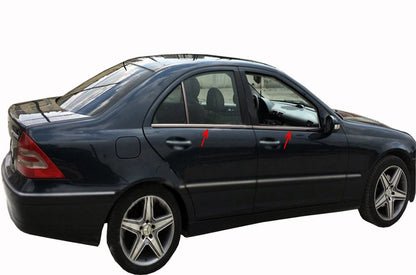 Glass edging (stainless) for Mercedes C-class W203 2000-2007 - image 1