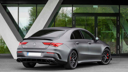 Rear diffuser with exhaust tips (CLA45 design) for Mercedes CLA C118 2019- - image 1