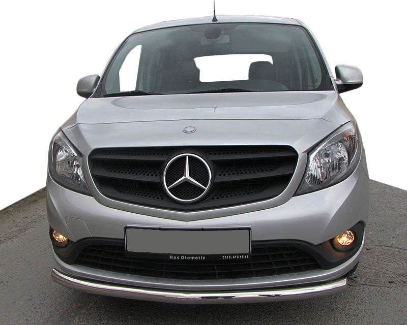 Front protection ST008 (stainless steel) for Mercedes Citan 2013↗ year - Reelken Auto