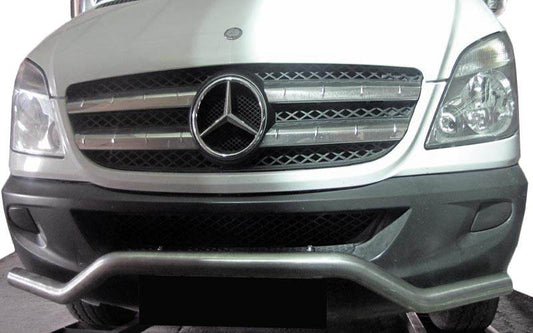Front lower arch MBSP.07.F3-04.6 (stainless steel) for Mercedes Sprinter W906 2006-2018 - Reelken Auto