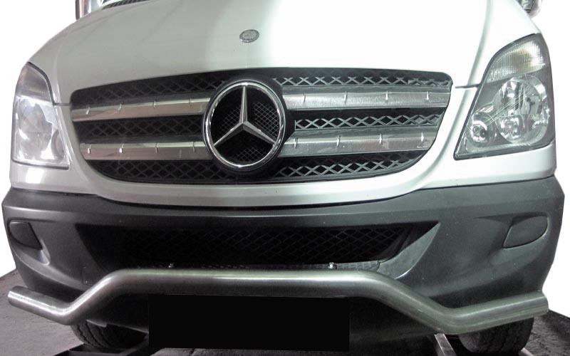Front lower bar MBSP.07.F3-04.6 (stainless steel) for Mercedes Sprinter W906 2006-2018 - image 4