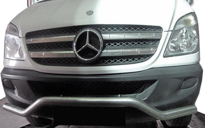 Front lower bar MBSP.07.F3-04.6 (stainless steel) for Mercedes Sprinter W906 2006-2018 - image 4