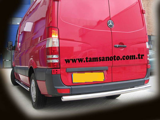 Back protection AK002 (stainless) for Mercedes Sprinter W906 2006-2018 - Reelken Auto