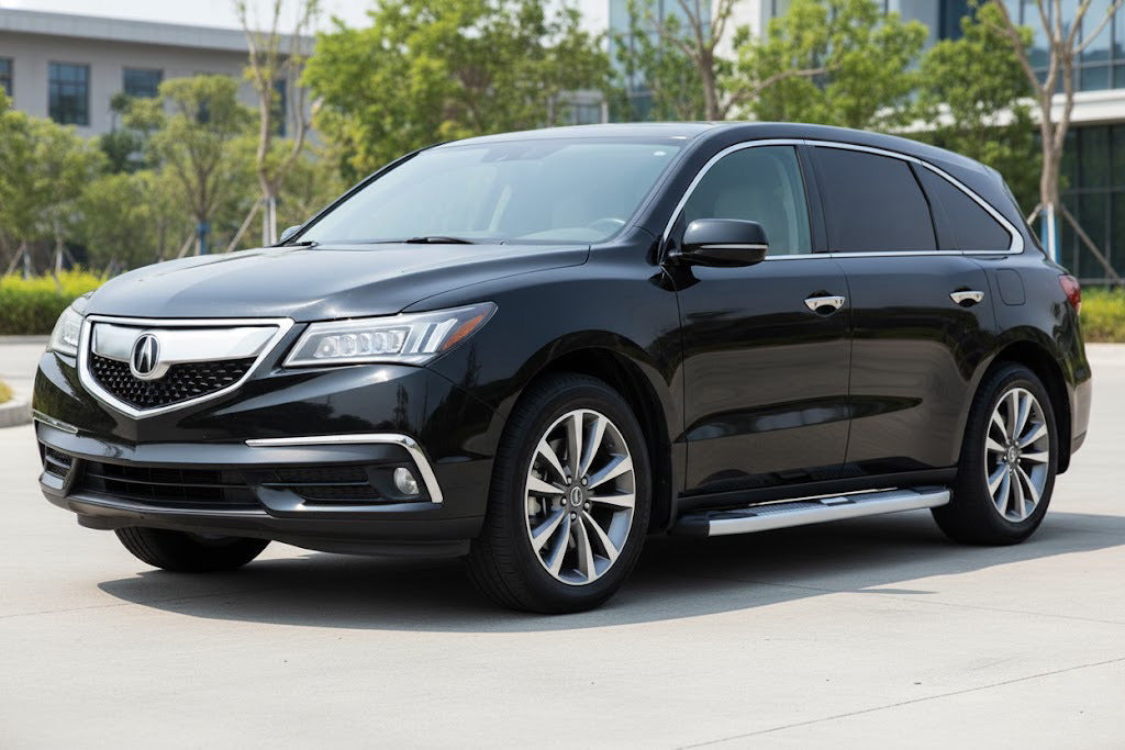 Side Steps Mevsim Grey (2 pcs, Aluminum) for Acura MDX 2013-2020 - image 1