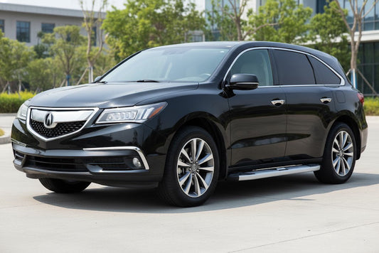 Side Steps Mevsim Grey (2 pcs, Aluminum) for Acura MDX 2013-2020 - image 1