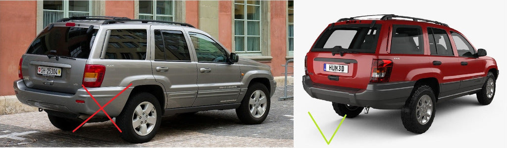 Premium Mud Flaps (4 pcs) for Jeep Grand Cherokee WJ 1999-2004 - image 3