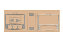 Dashboard Trim AC/Climate (Mini Set, Aluminum) for Ford Focus II 2005-2008 - image 1