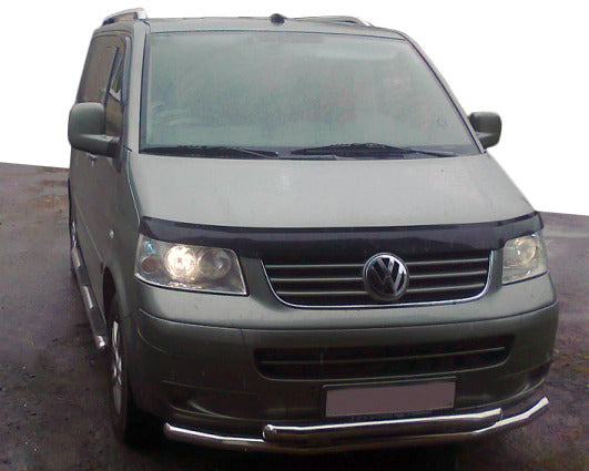 The lower lip is double 60 / 48mm (stainless) for Volkswagen T5 Multivan 2003-2010 - image 1