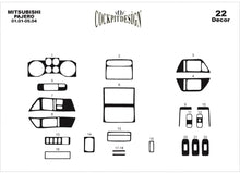Dashboard Trim Covers (Meric) for Mitsubishi Pajero Wagon III 1999-2006 - image 2