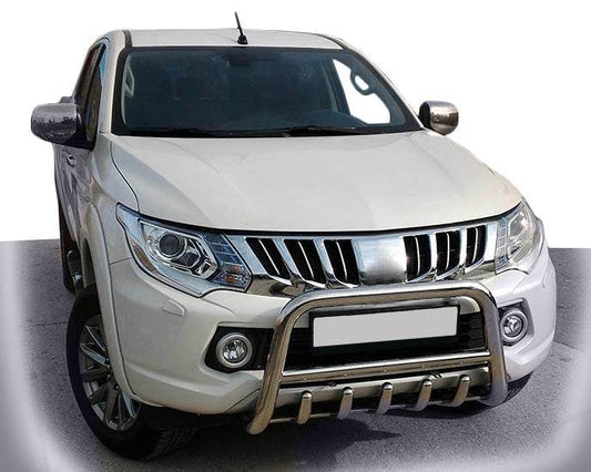 The WT003 bumper guard (stainless) for Mitsubishi L200 2015-2024 - Reelken Auto