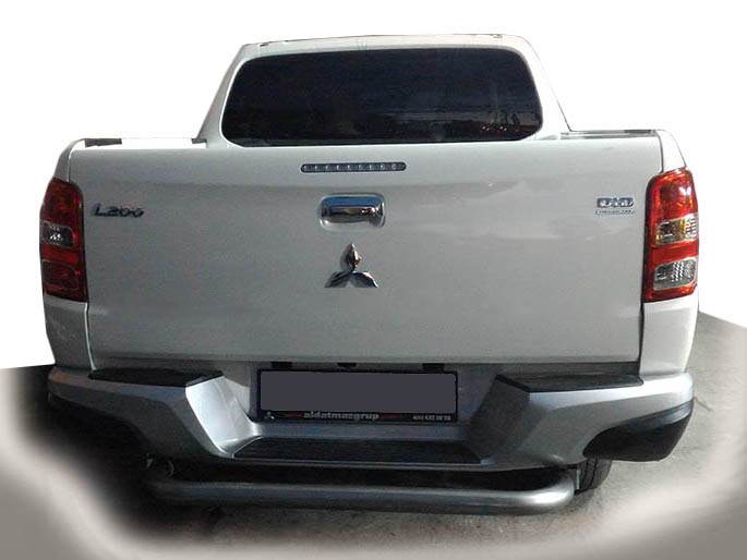 Back protection AK007 (stainless) for Mitsubishi L200 2015-2024 - Reelken Auto